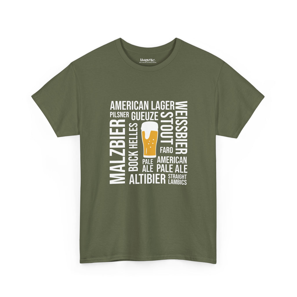 Beer Styles Typography T-Shirt – Unibutec
