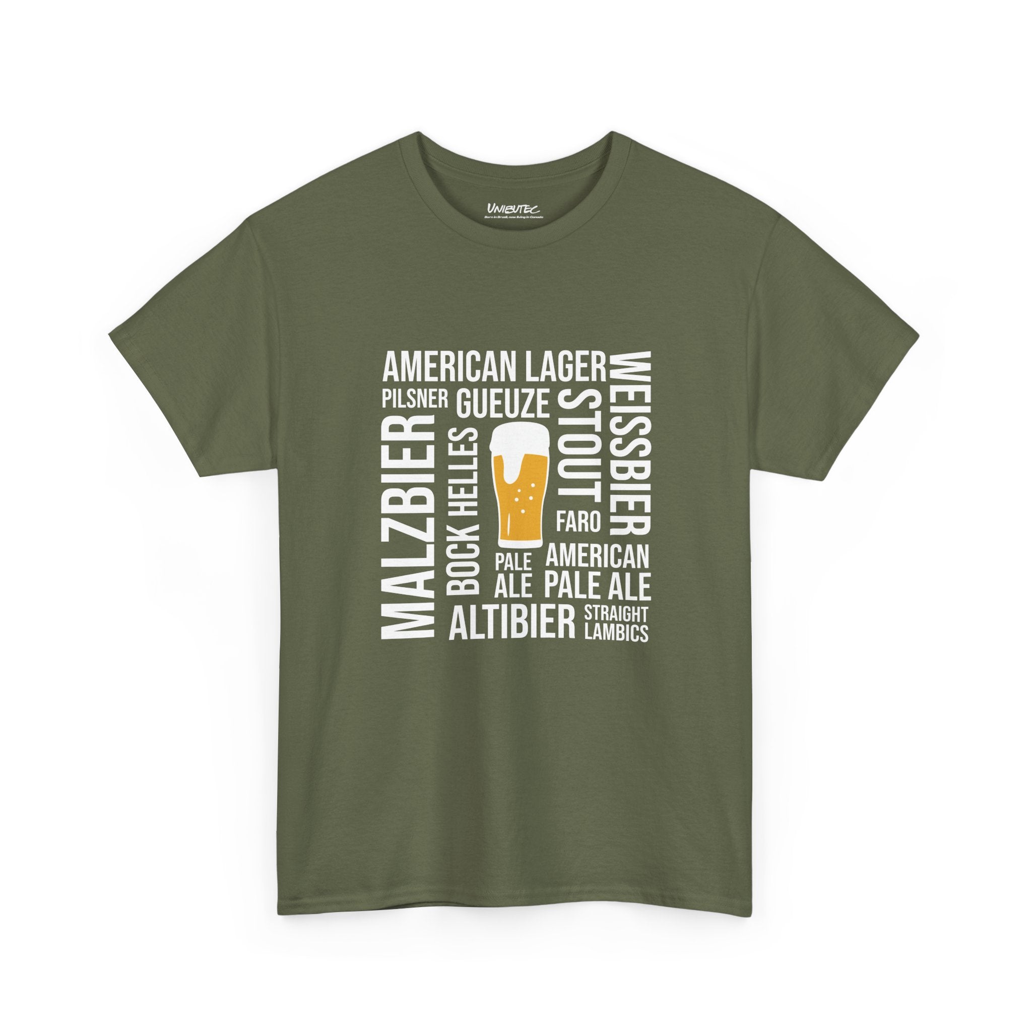 Beer Styles Typography T-Shirt – Unibutec