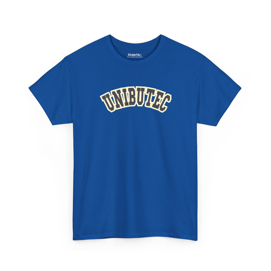 Unibutec Vintage Arch Logo T-Shirt — Retro Collegiate Graphic Tee