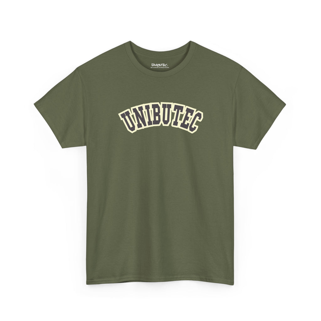 Unibutec Vintage Arch Logo T-Shirt — Retro Collegiate Graphic Tee