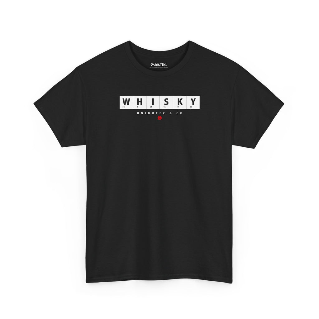 Whisky Scrabble Tile Graphic Tee — Minimalist Bar Lover T‑Shirt