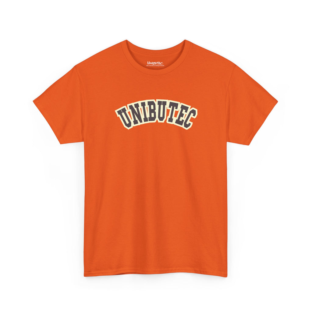 Unibutec Vintage Arch Logo T-Shirt — Retro Collegiate Graphic Tee