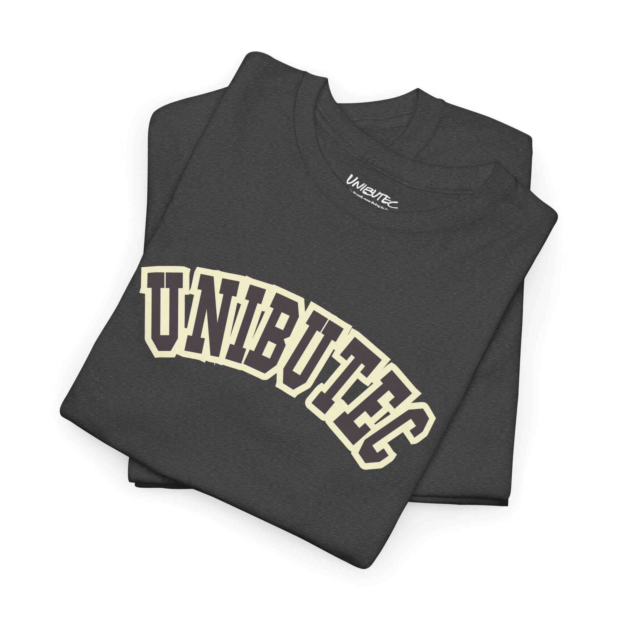 Unibutec Vintage Arch Logo T-Shirt — Retro Collegiate Graphic Tee