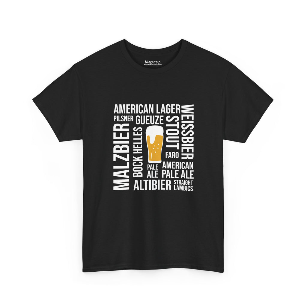Beer Styles Typography T-Shirt – Unibutec