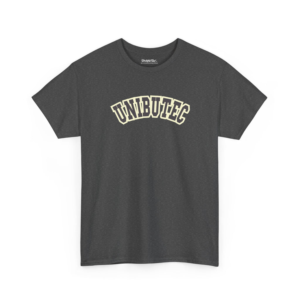 Unibutec Vintage Arch Logo T-Shirt — Retro Collegiate Graphic Tee