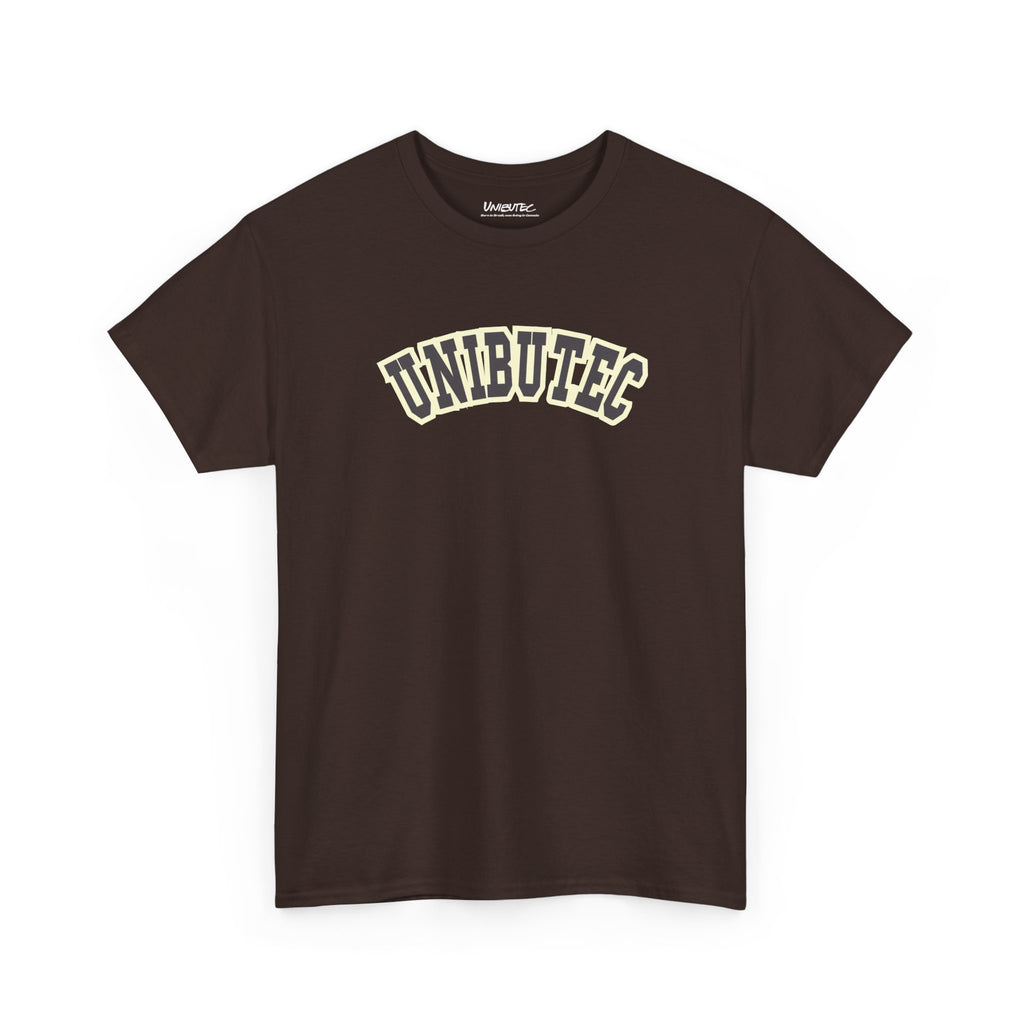 Unibutec Vintage Arch Logo T-Shirt — Retro Collegiate Graphic Tee