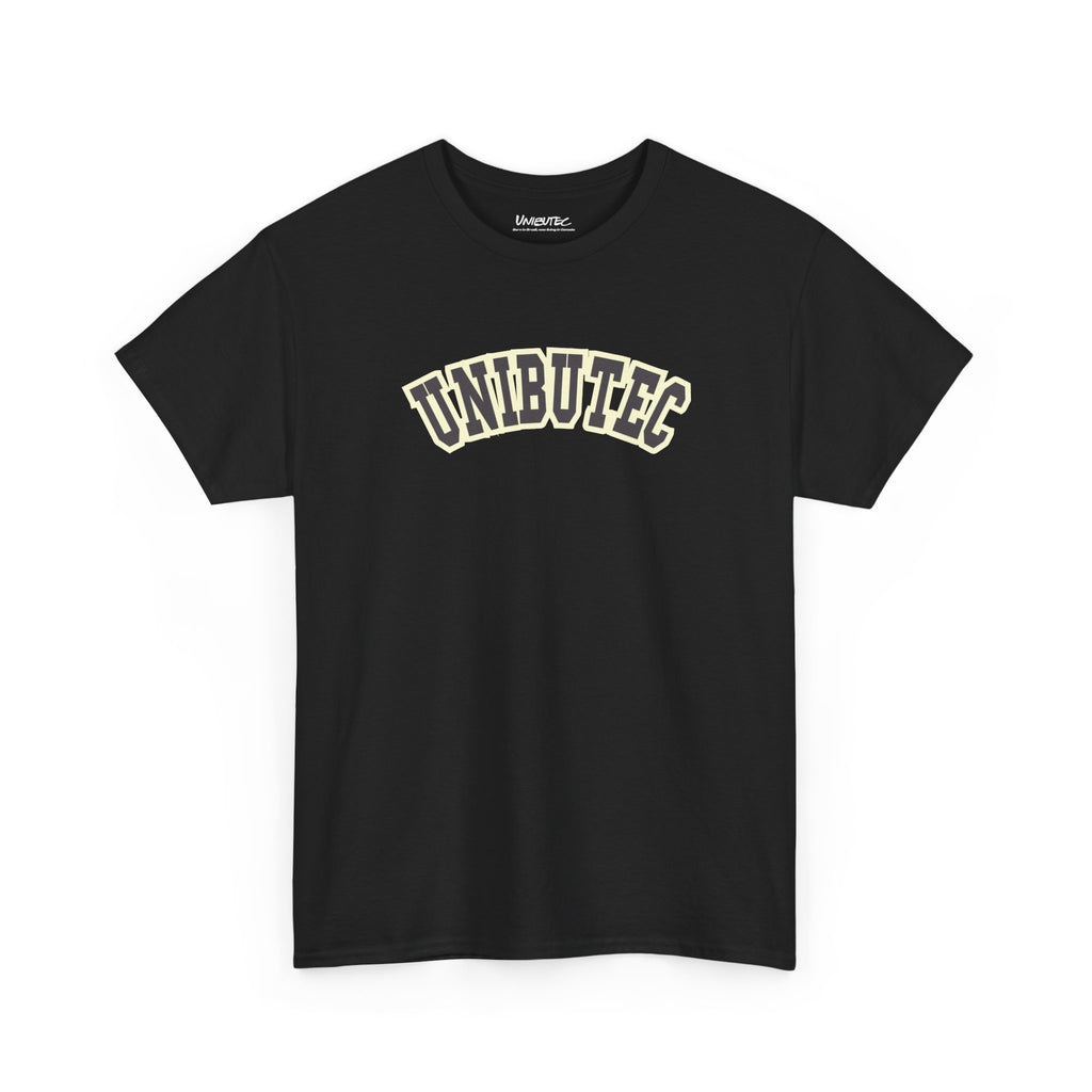 Unibutec Vintage Arch Logo T-Shirt — Retro Collegiate Graphic Tee