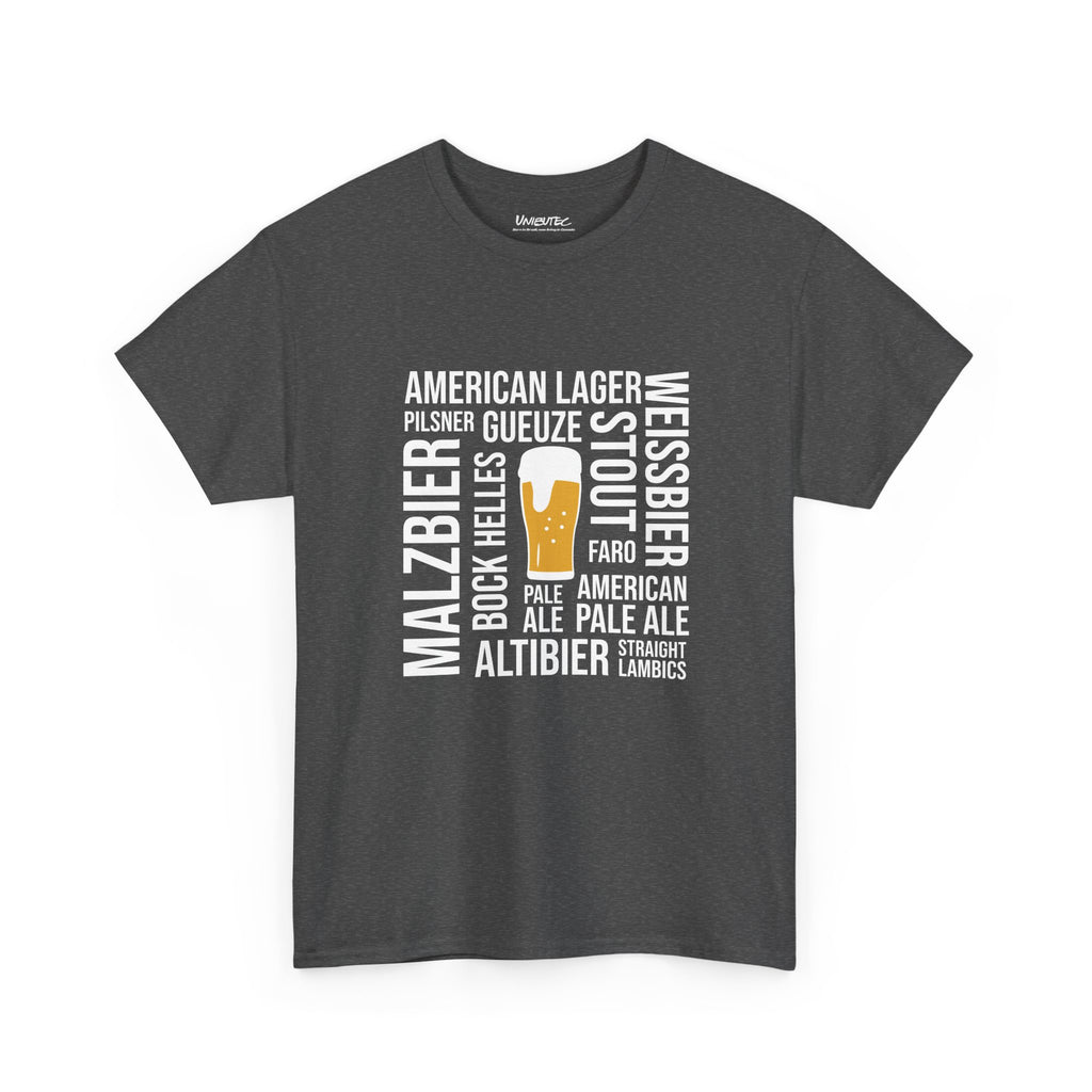 Beer Styles Typography T-Shirt – Unibutec