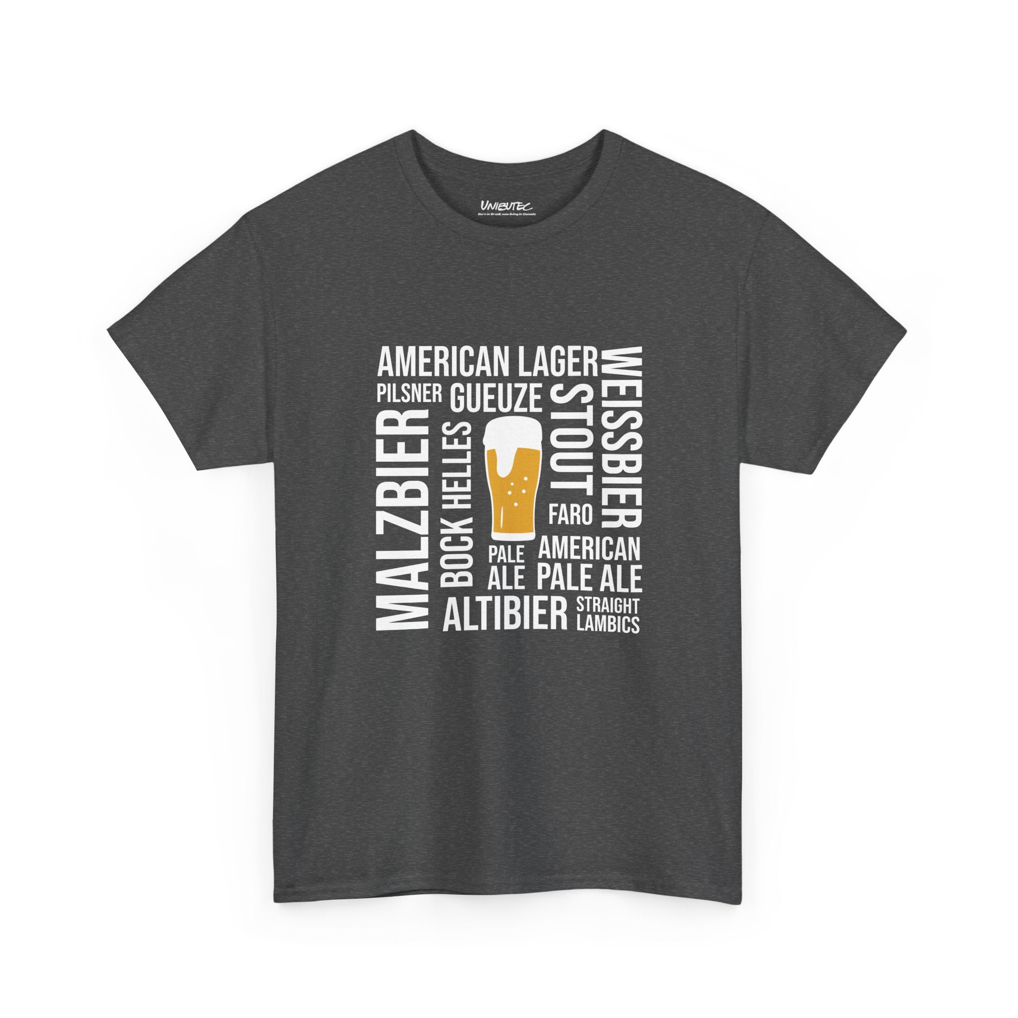 Beer Styles Typography T-Shirt – Unibutec