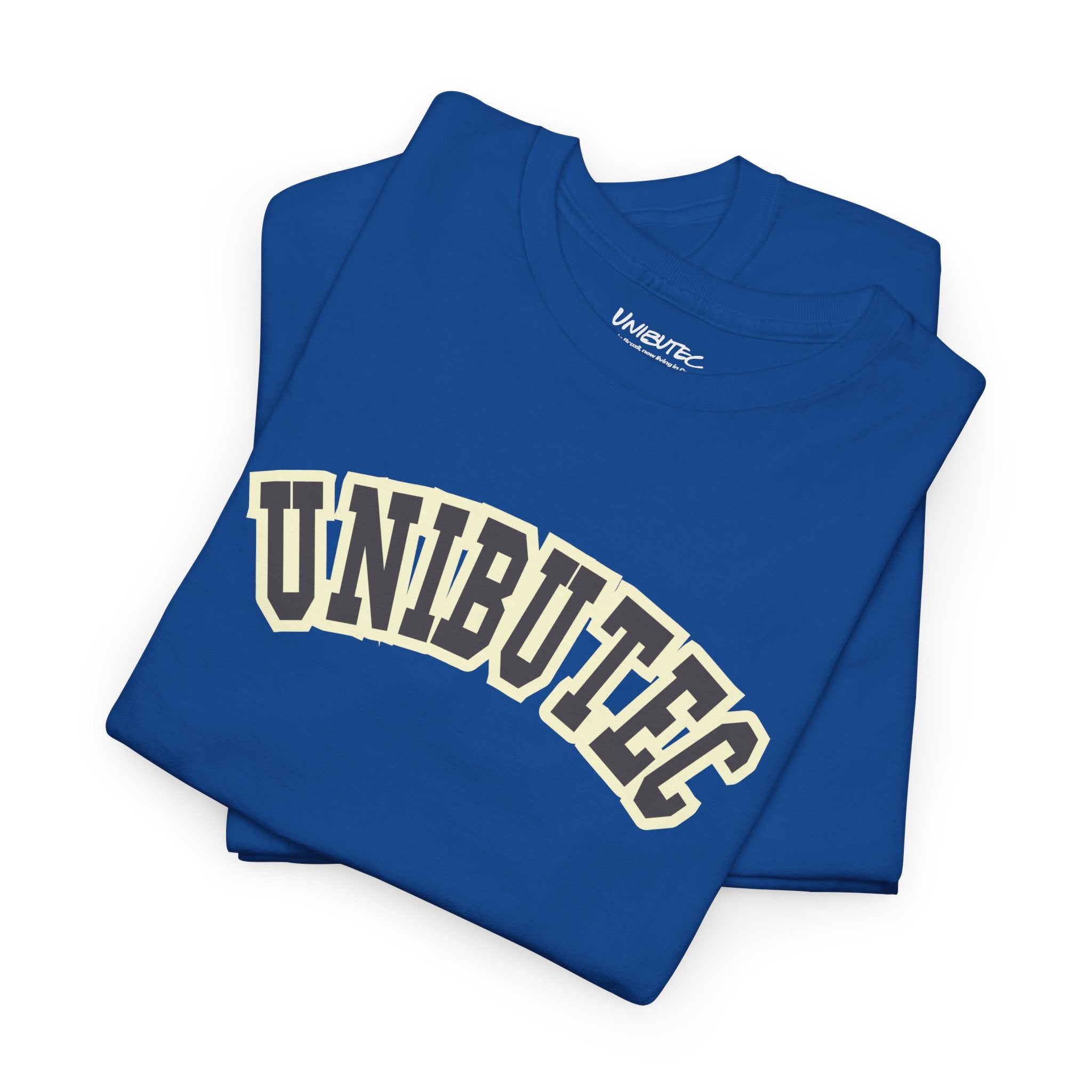 Unibutec Vintage Arch Logo T-Shirt — Retro Collegiate Graphic Tee