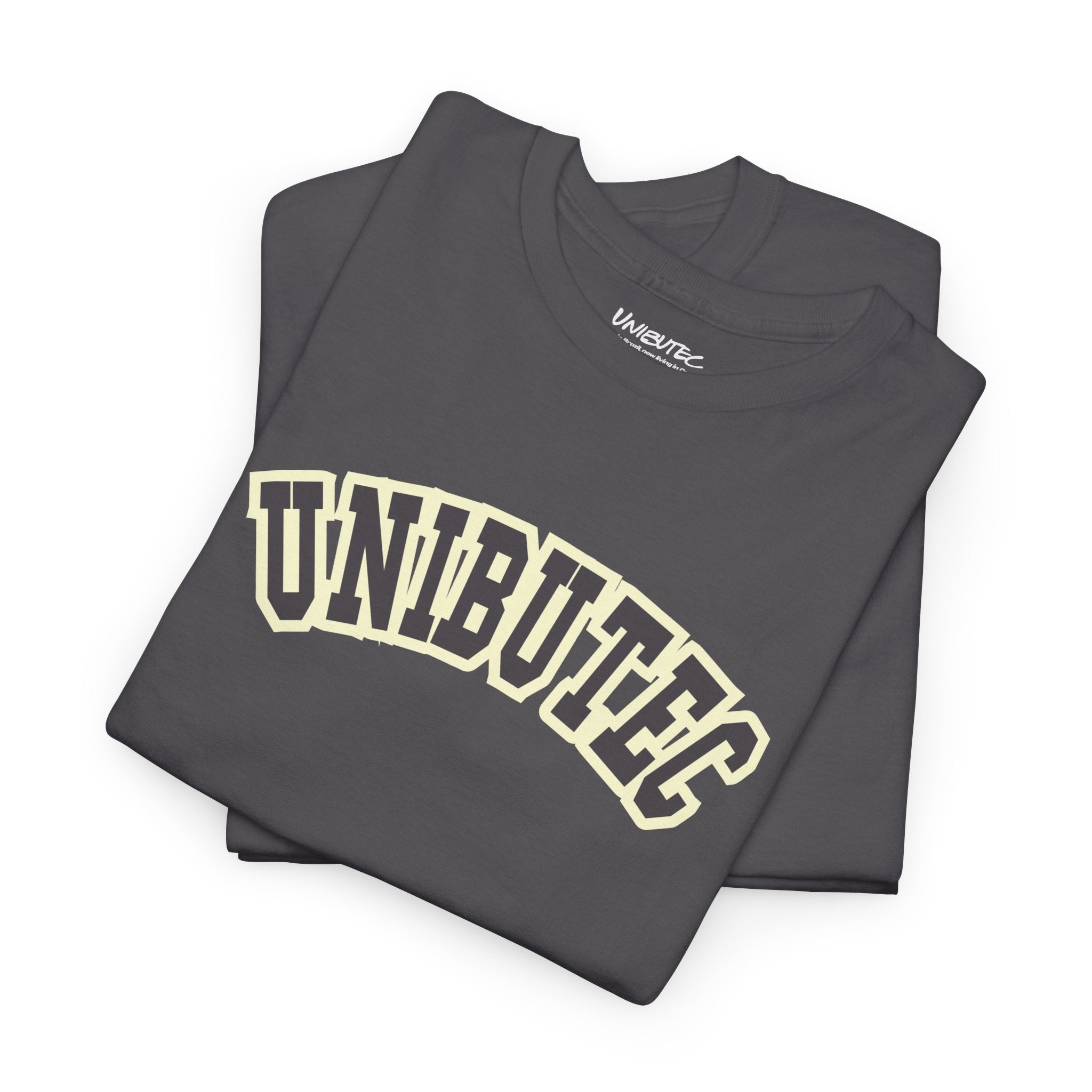 Unibutec Vintage Arch Logo T-Shirt — Retro Collegiate Graphic Tee