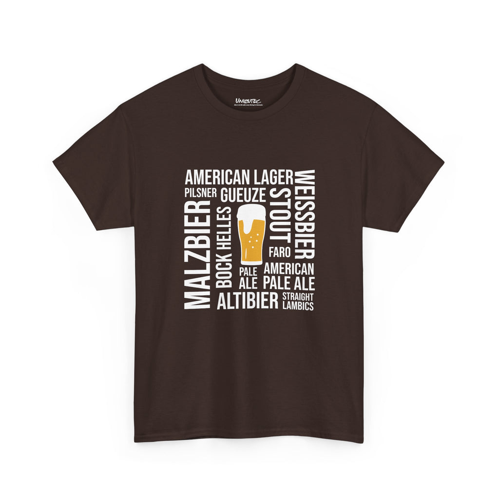 Beer Styles Typography T-Shirt – Unibutec