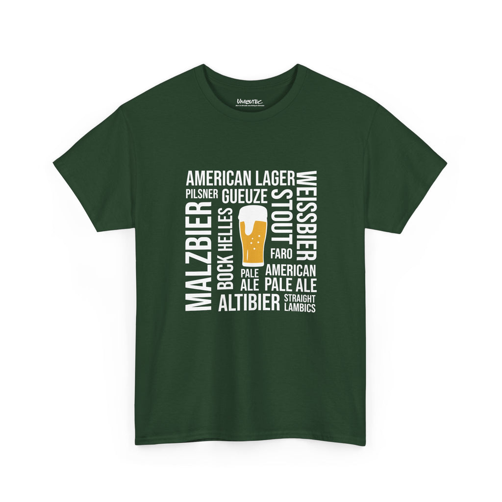 Beer Styles Typography T-Shirt – Unibutec