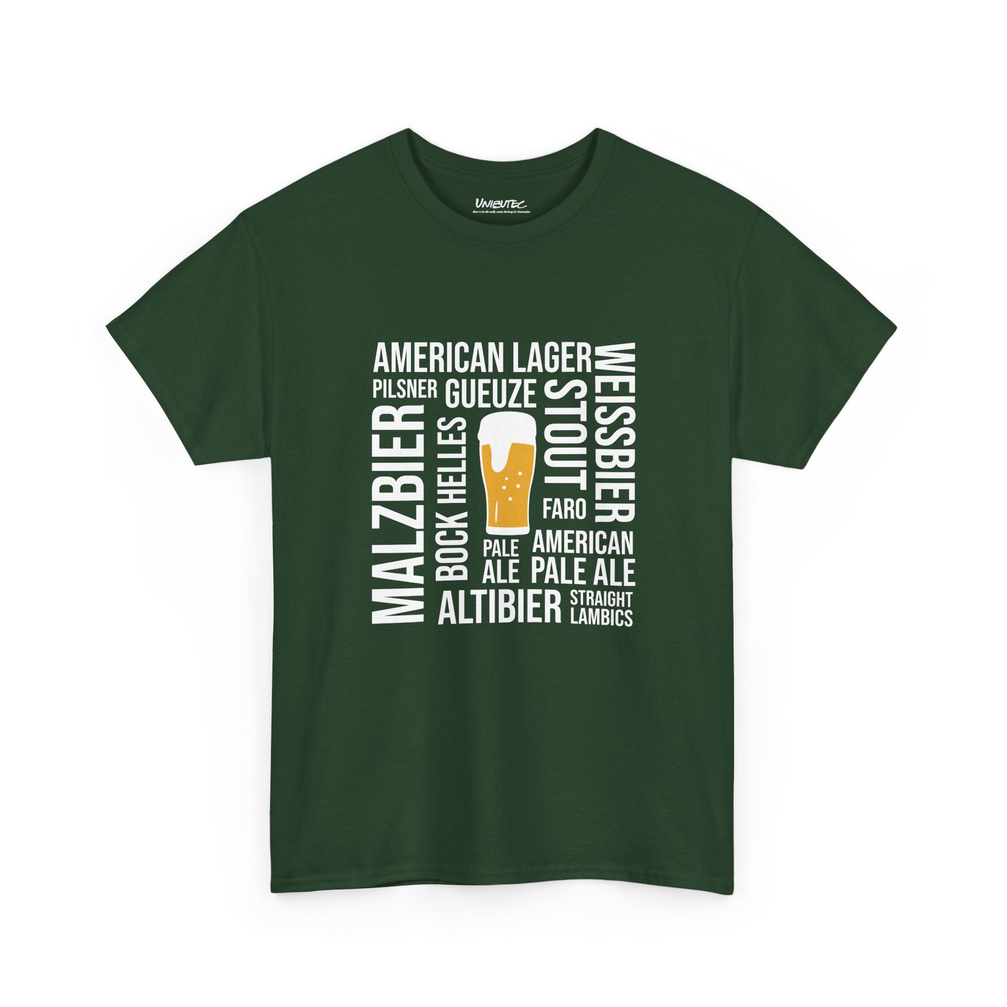 Beer Styles Typography T-Shirt – Unibutec